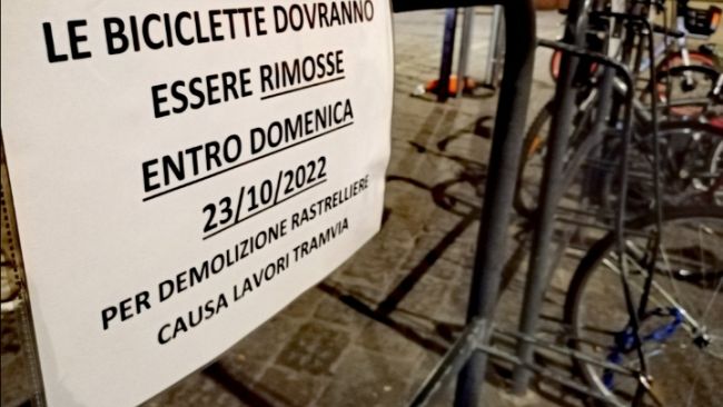 Piazza San Marco, occhio alle bici: vanno tolte entro domenica