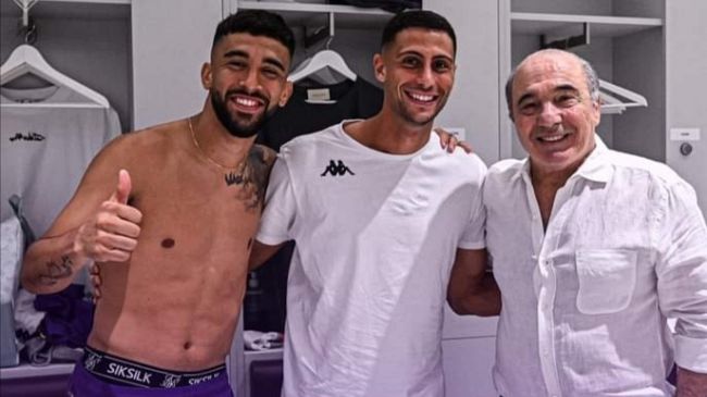 Rocco è tornato, le foto di Commisso con i viola