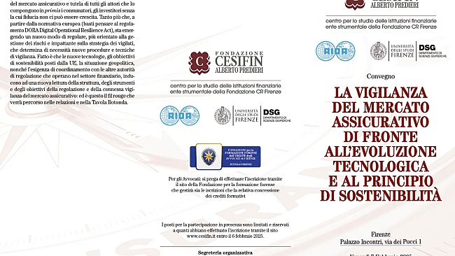 Vigilanza del mercato assicurativo davanti all'evoluzione tecnologica