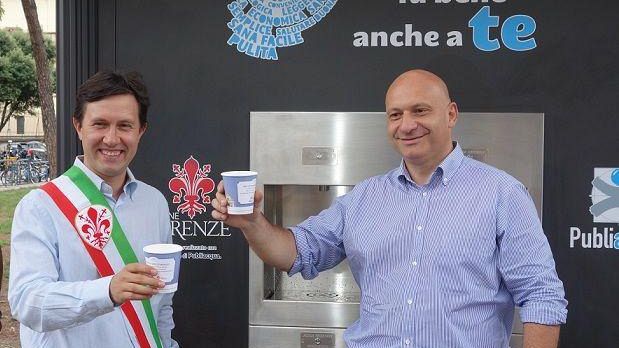 In piazza della Vittoria il 20/o fontanello di Publiacqua