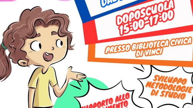 Doposcuola a Vinci, continuano gli incontri in Biblioteca Civica