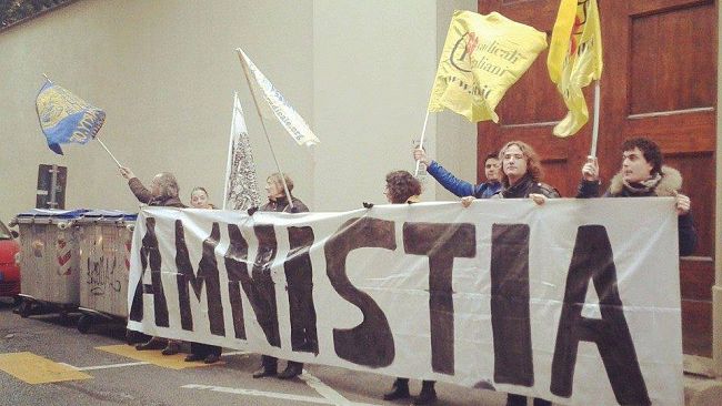 Amnistia e indulto, presidio a Firenze