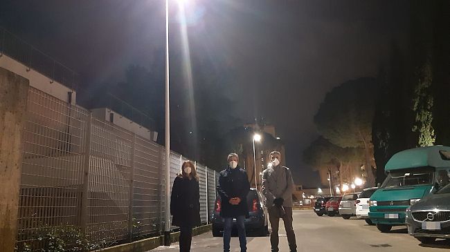 Arriva la luce in via Borghi