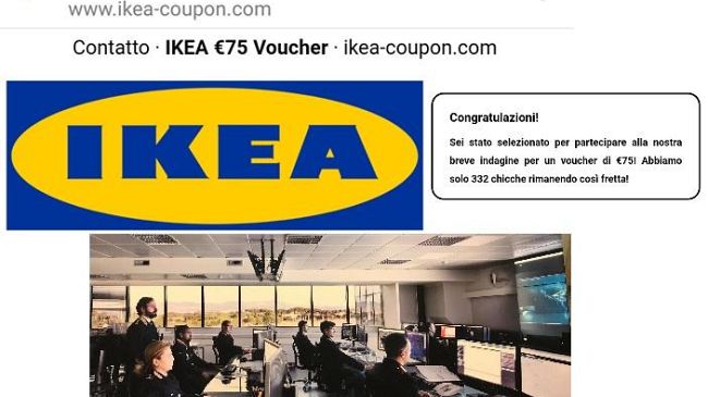 Buono IKEA: hai vinto, ma attenzione al messaggio 