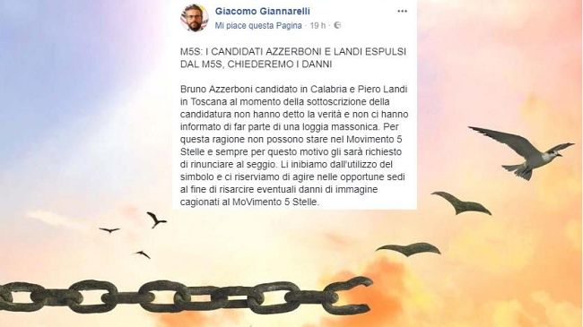 Campagna elettorale: il caso Massoneria in Toscana è un boomerang per il Movimento 5 Stelle