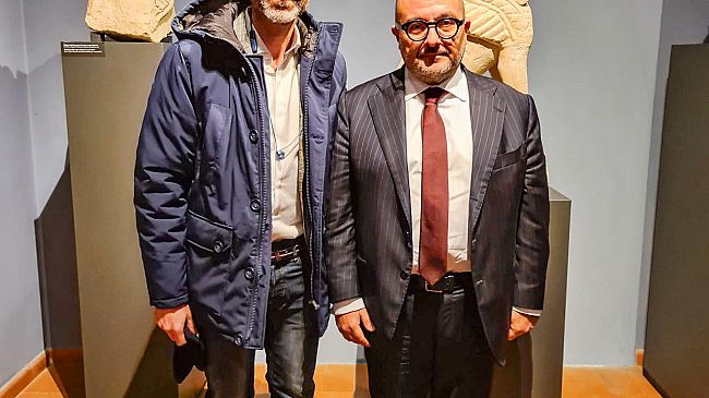 Il Ministro Sangiuliano al museo Nazionale Etrusco di Chiusi