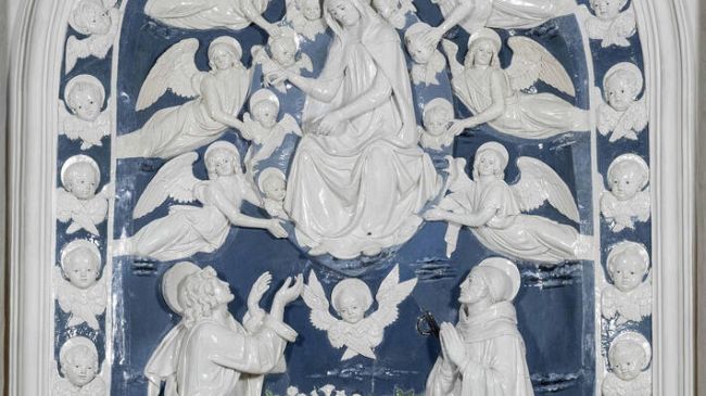 Il restauro della Madonna della Cintola di Andrea della Robbia