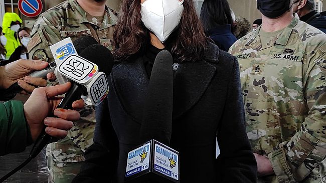 Covid: gli USA regalano mascherine all'ospedale di Livorno