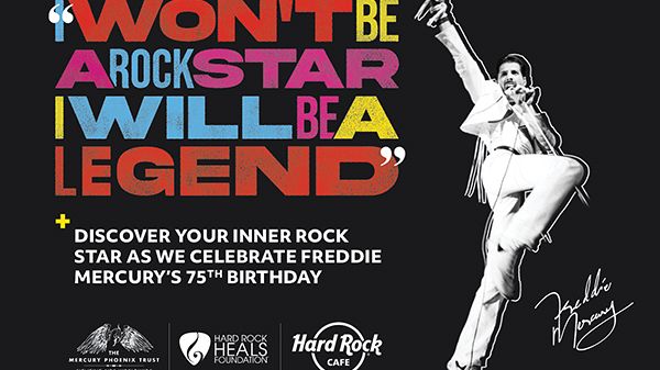 All’Hard Rock Cafe è Freddie for a week