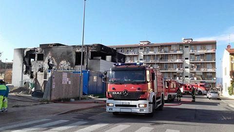 Incendio alla Croce Rossa: la sede era in costruzione 