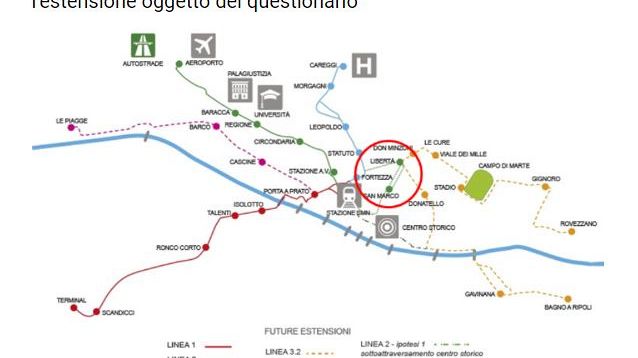 Tramvia, il Referendum a 5 Stelle è sul web: un Questionario con 3 possibili risposte