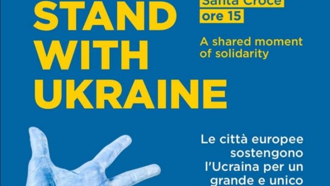 Zelensky, collegamento con la manifestazione di Firenze 