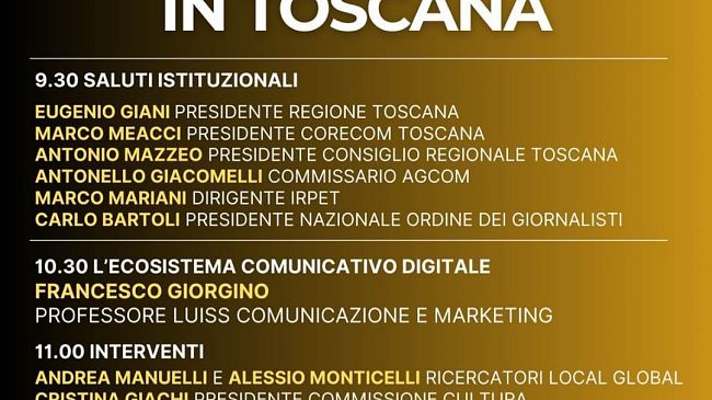 Gli stati generali dell'informazione in Toscana