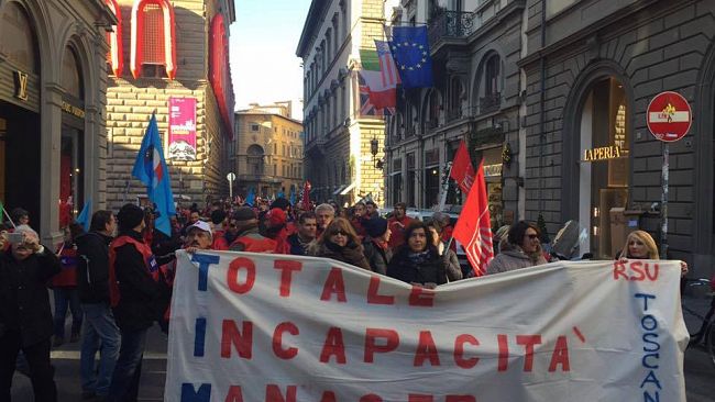 Tim: 1000 Lavoratori A Firenze Per Lo Sciopero Con Manifestazione ...