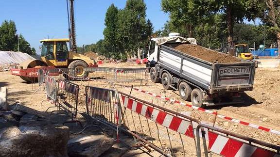 Firenze: lavorare sotto il sole nei cantieri della Tramvia
