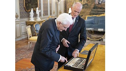 Polizia, presentati al Presidente Mattarella i nuovi distintivi di qualifica