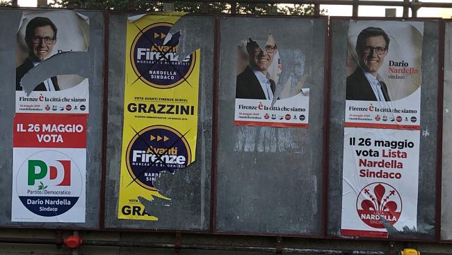Elezioni 2019: la campagna per amministrative a Firenze