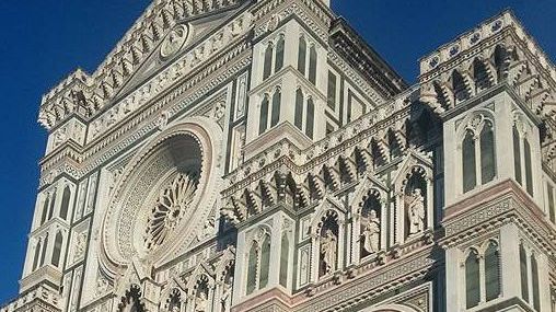 Ponteggio sulla facciata del Duomo di Firenze