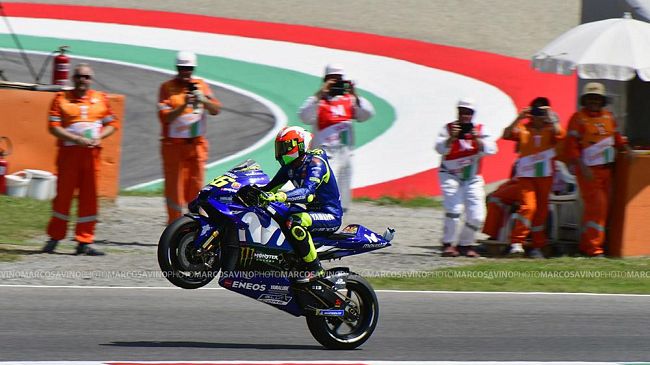 MotoGP Mugello, doppietta Ducati, terzo Valentino Rossi