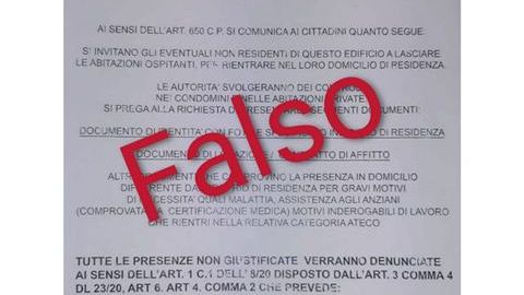 Truffe: falso volantino intestato al Ministero dell’Interno