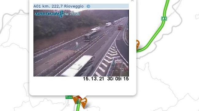 A1 Milano-Napoli, code per incidente: uscite consigliate