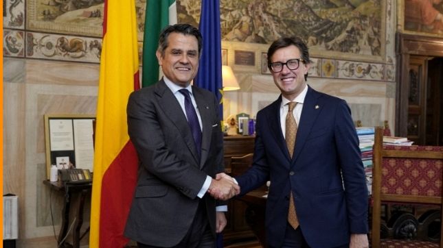L’ambasciatore di Spagna in Palazzo Vecchio