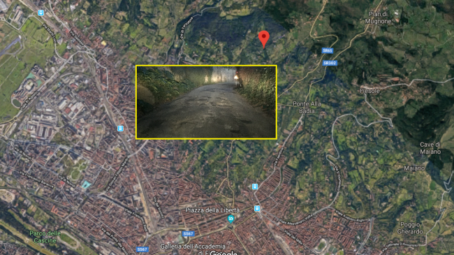 Mobilità: strade dissestate sulle colline di Firenze