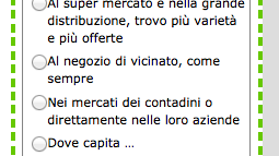 Coldiretti: Dove fai la spesa alimentare di solito?