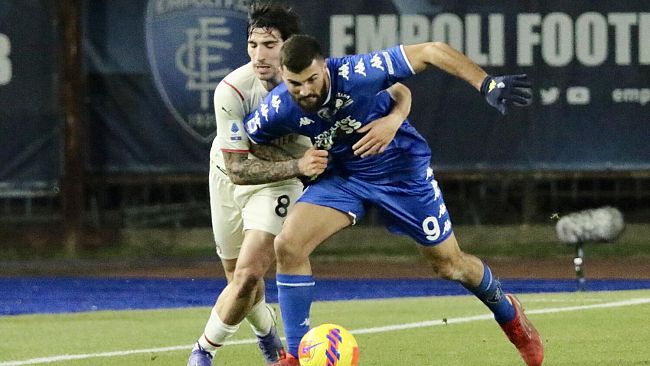 Gli azzurri concludono il girone d'andata e 2021 con una sconfitta