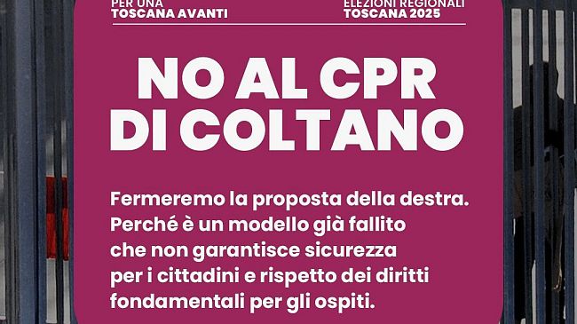 M5S: «I Cpr in Toscana? Mai»