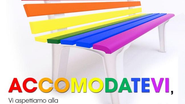 Piazza Leopoldo, arriva la Panchina Arcobaleno 