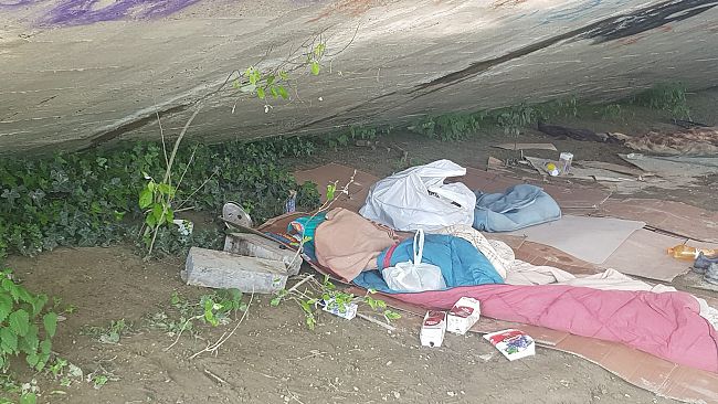 Degrado e sporcizia in Lungarno Pecori Giraldi