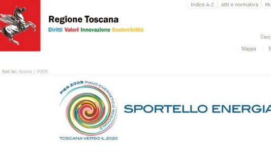 Sul sito internet della Regione apre lo ''Sportello energia''