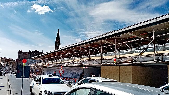 Piazza Stazione: cambia la viabilità sotto il cantiere