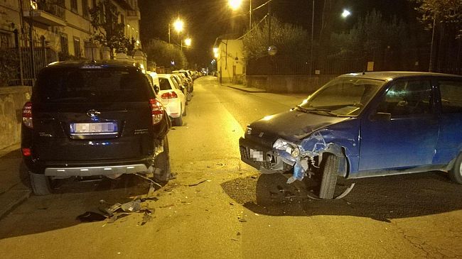 Incidenti, quattro scontri in una notte