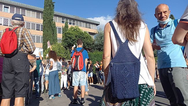 No vax: manifestazione a Firenze