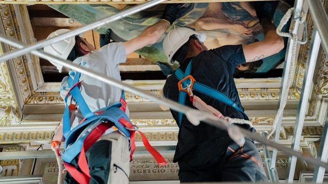 Restauro per l'opera censurata di Artemisia Gentileschi