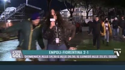 Giornalista molestata al termine di Empoli-Fiorentina