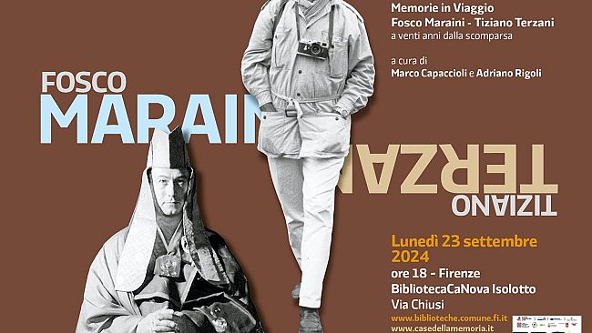 Alla BiblioteCaNova la mostra itinerante su Terzani e Maraini