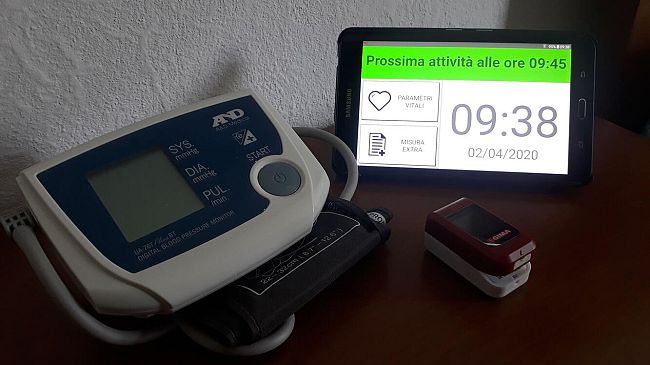 Coronavirus: controllo a distanza dei parametri vitali dei malati