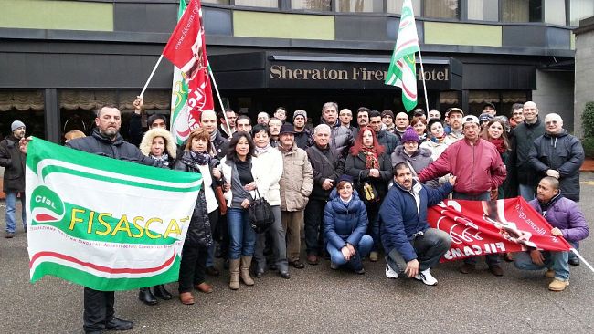Sheraton Firenze: senza stipendio da dicembre