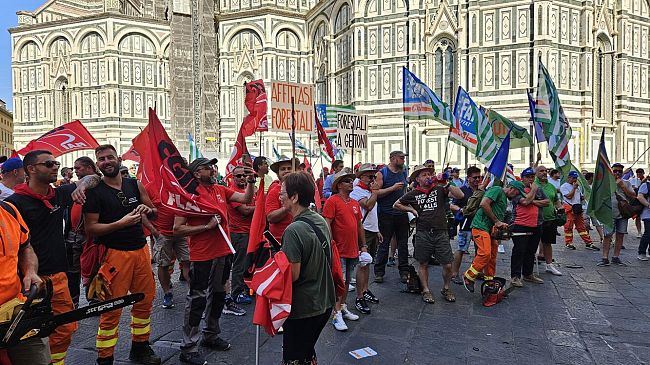 Forestali: grande adesione allo sciopero