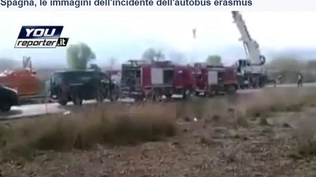 Tragedia Erasmus: morte in Spagna Lucrezia, Valentina ed Elena