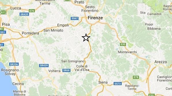 Terremoto, scosse con epicentro in Val di Pesa