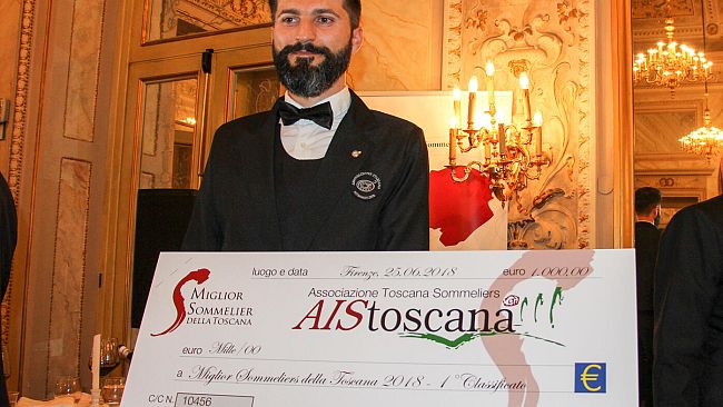 Simone Loguercio è il Miglior Sommelier della Toscana 2018