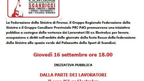 ISI (ex Electrolux): sabato l'incontro in Regione