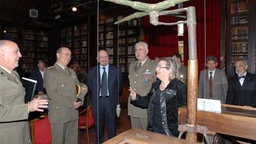 Parlamentari in visita all'Istituto Geografico Militare