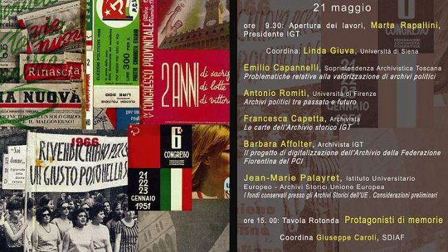 Istituto Gramsci Toscano: Archivio Aperto 2010