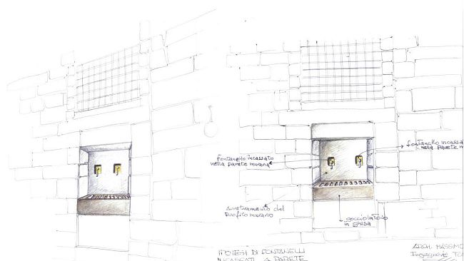 Fontanello rimosso in piazza della Signoria