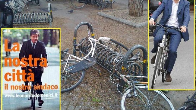 Renzi a RadioBici, ma a Santa Maria Novella vita orribile per la bicicletta